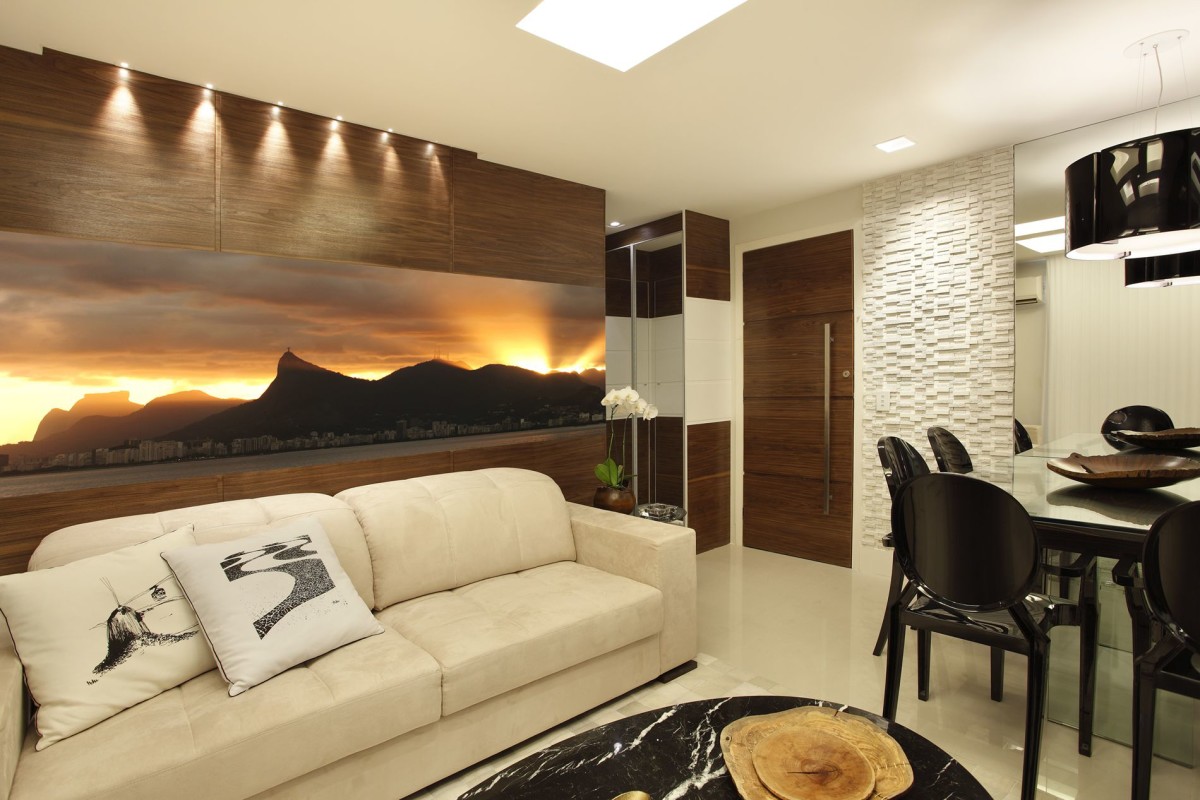 Projeto de Decoração de Interiores em Salas - Apartamento em Ipanema